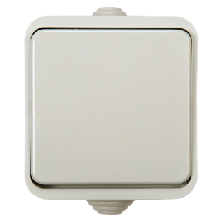 Выключатель накладной герметичный ASD 1кл IP44 белый 3100
