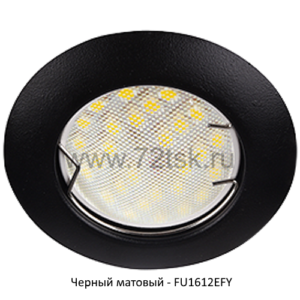 72tsk.ru - Светильник MR16 DL92 Выпуклый Черный матовый Ecola