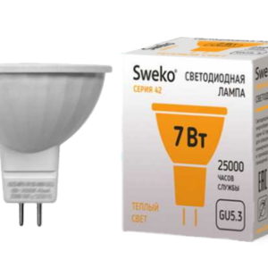 72tsk.ru - Лампа светодиодная 7Вт GU5.3 3000К 560Лм серия 42 38795 Sweko