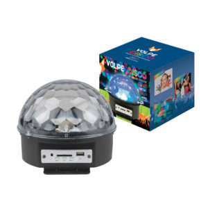 72tsk.ru - Светильник-проектор светодиодный Volpe Disko ULI-Q330 8 Вт RGB, MP3, USB, пульт